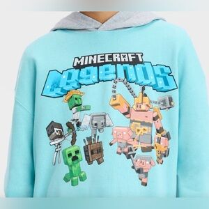 Minecraft Legends Kids Hoodie - Blue S